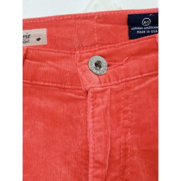 Adriano Goldschmied Women’s Jeans Stevie Ankle Slim Straight Burnt Orange Sz 29 - Picture 5 of 16